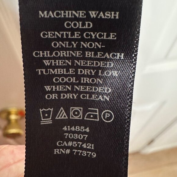 NEW Ann Taylor Skirt Patch Pocket Burnt Orange Boho 70's Stretch Size 6P - Picture 11 of 11